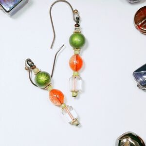bohemian earrings 451# Victorian earrings vintage hatpin dangle earrings goth an